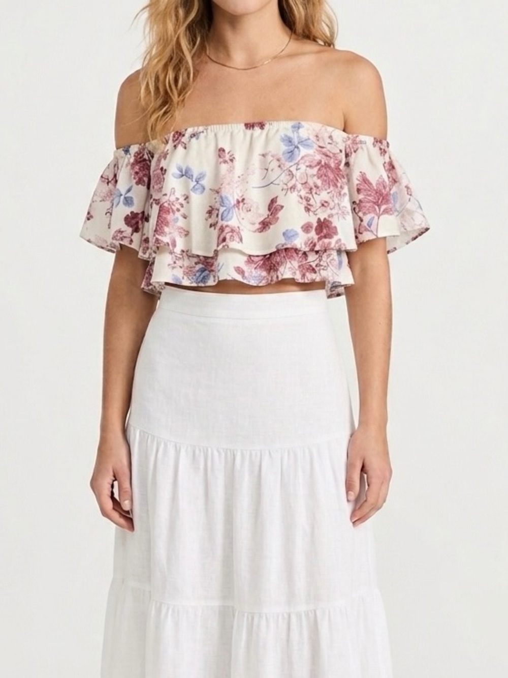 MISA floral crop top